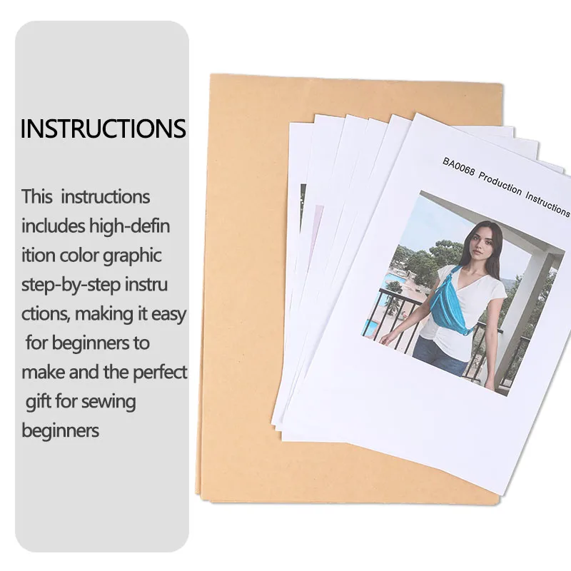 Freedom Hip Bag Sewing patterns, 1:1 scale women's handbag sewing patterns, stylish handbag prototype patterns - view 2