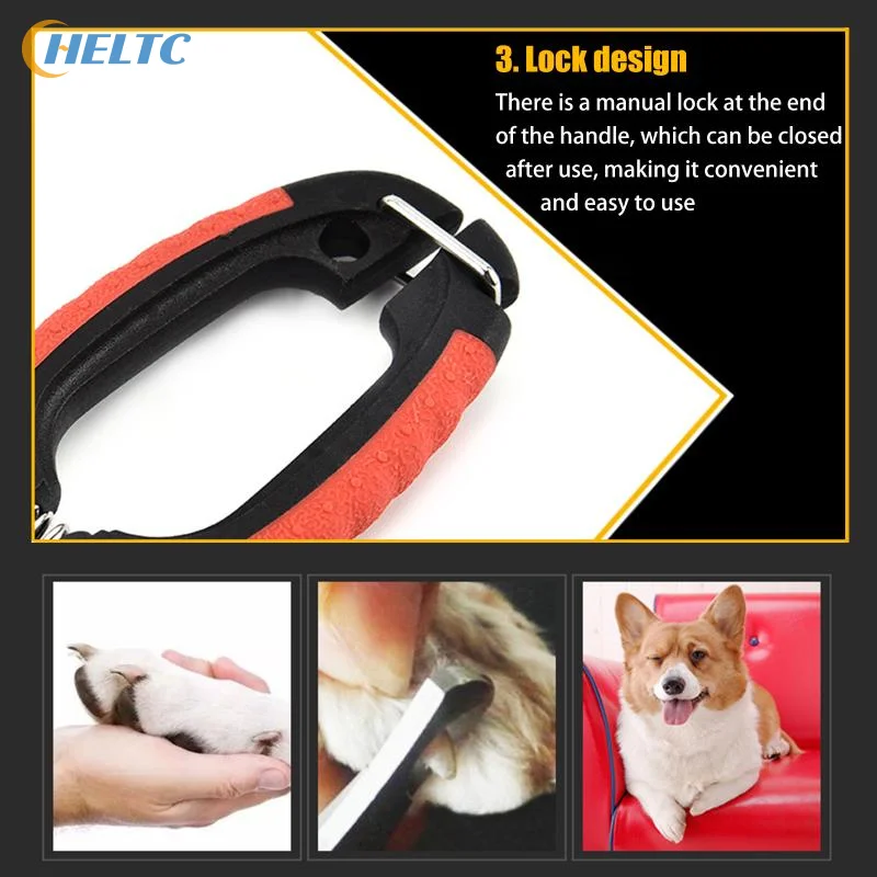 Dog Nail Clipper 1Pcs Stainless Steel Pet Grooming Cutter Ergonomic Safety Design for Home Use