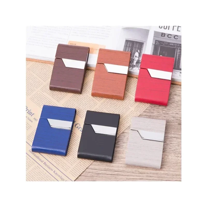 صندوق بطاقات عمل معدني من الألومنيوم للمكتب المحمول للرجال لتخزين بطاقات العمل للمؤسسات #1