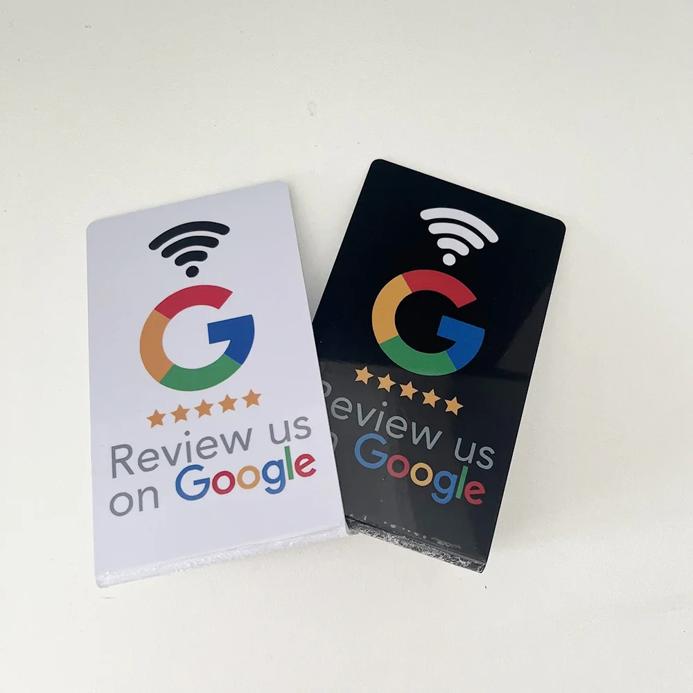 Scheda di revisione Google programmabile Tabella stazione NFC da 13,56 Mhz NFC Recensioni di Google Visualizza la staffa di marca in piedi per schede di flessione