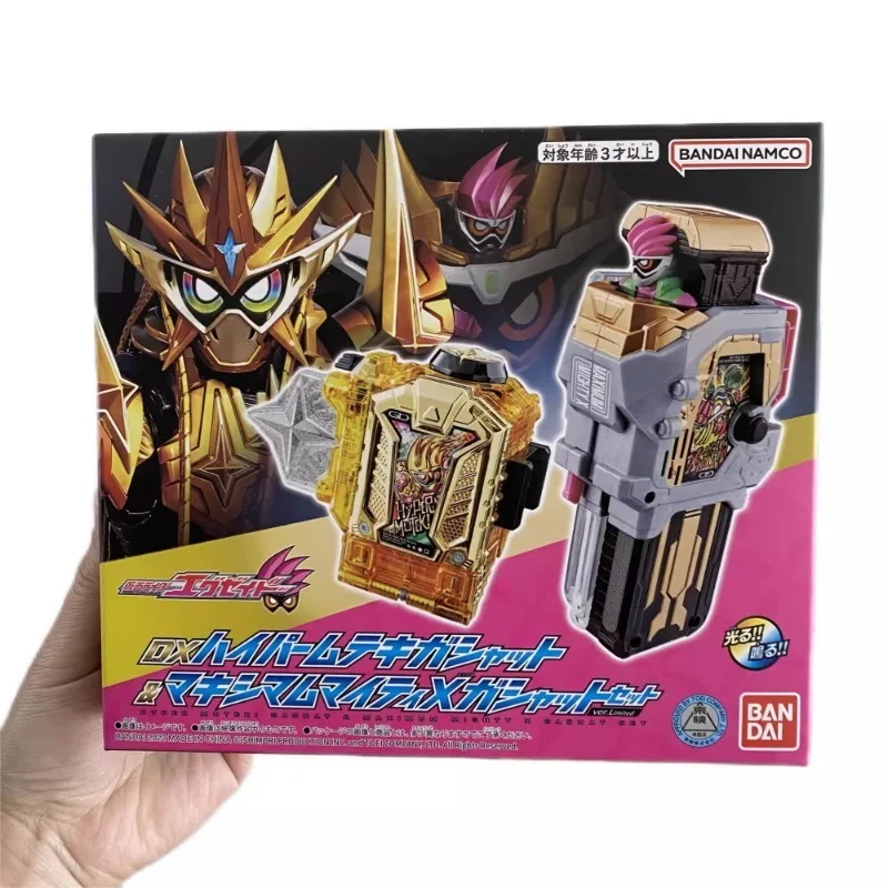 

[Ready Stock] BANDAI Kamen Rider EX-AID Super Invincible Exide DX Lv99 Extreme Almighty Cassette Set Action Figure Model Toy