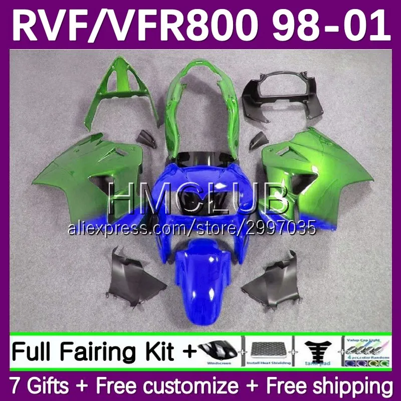 Обтекатели для HONDA VFR 800RR 800 RR CC 12No.110 VFR800 RR 1998 1999 2000 2001 VFR800RR 98 99 00 01