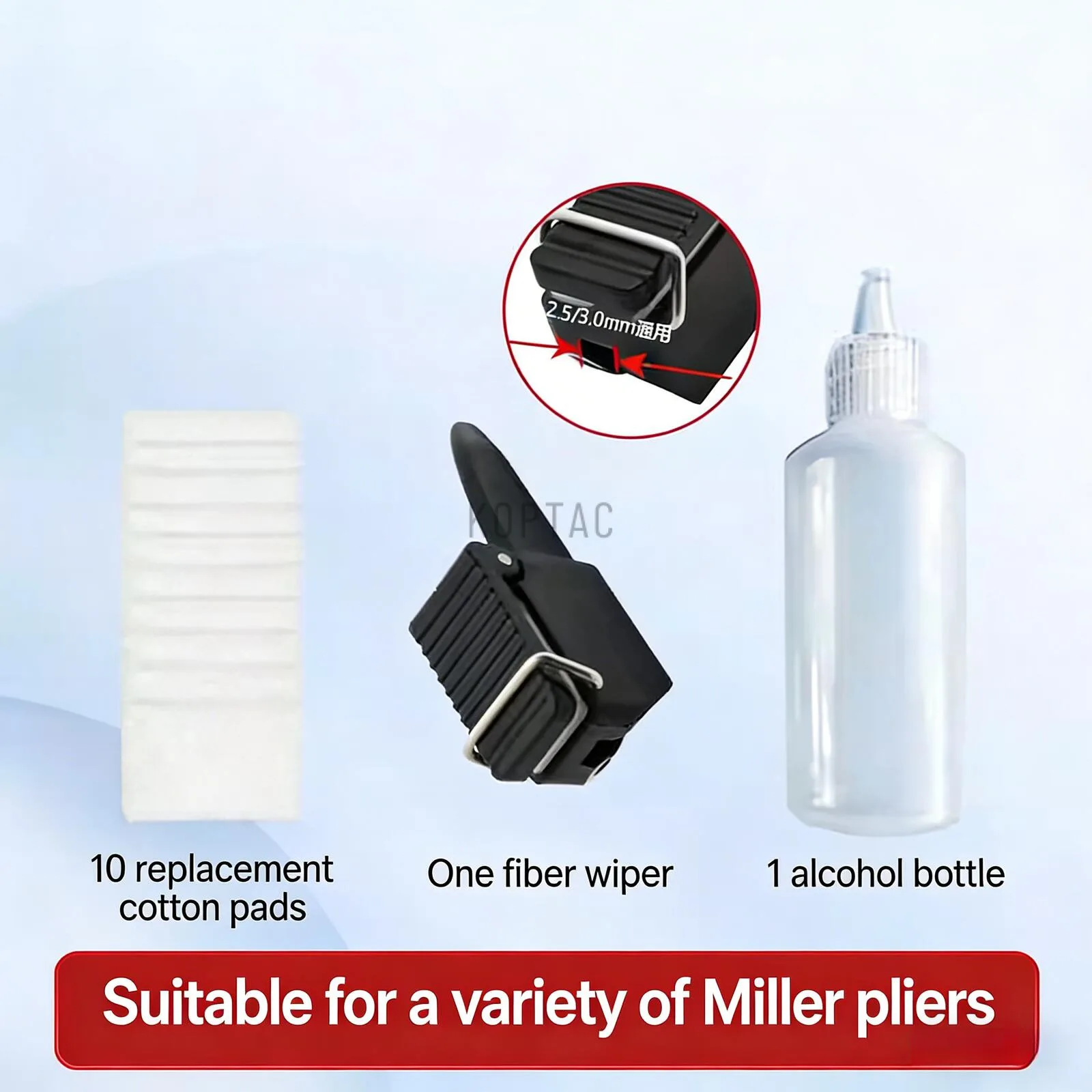 

Detachable Fiber Optic Cleaning Clip for Miller Strippers All-in-One Fiber Cleaner Stripper FTTH Tool Optic Stripping Plier Tool