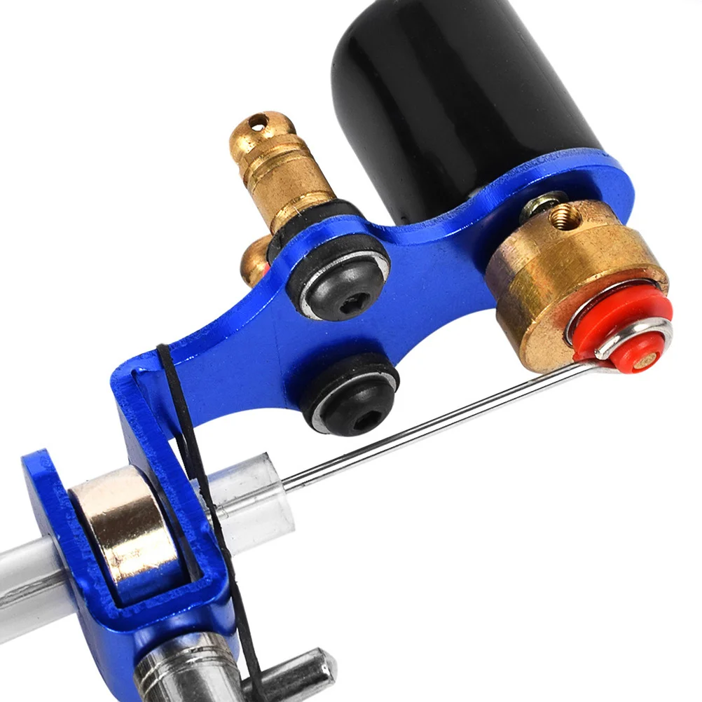 

Синяя роторная тату-машинка для художников, качество премиум-класса, эффективный, безопасный дизайн, подходит для профессионального использования, металлический корпус