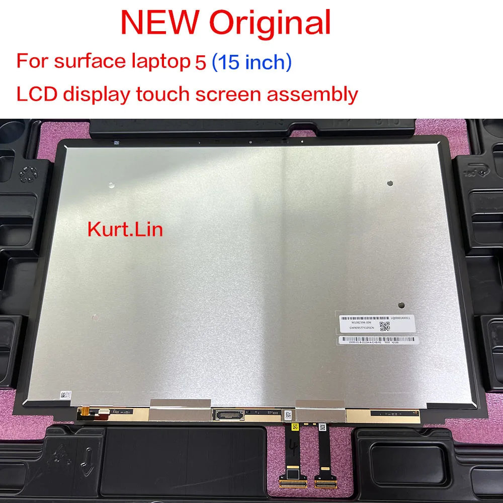 M1082394-006 For Microsoft Surface Laptop 5 15inch lcd display touch screen glass sensor digitizer LED assembly panel