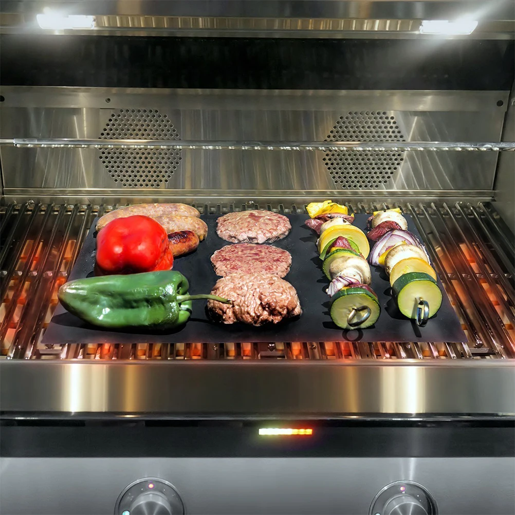 

5Pcs Nonstick Pad BBQ Grill Mat Kitchen Gadget Heat Resistant Baking Supplies Bakers Baking Mat FoodGrade Material