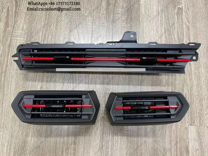 For Audi A3 S3 8Y LHD Upgrade RS3 Style Air Vent Outlet Trim 8Y1820951A 8Y1820902A 8Y1820901A Red Green
