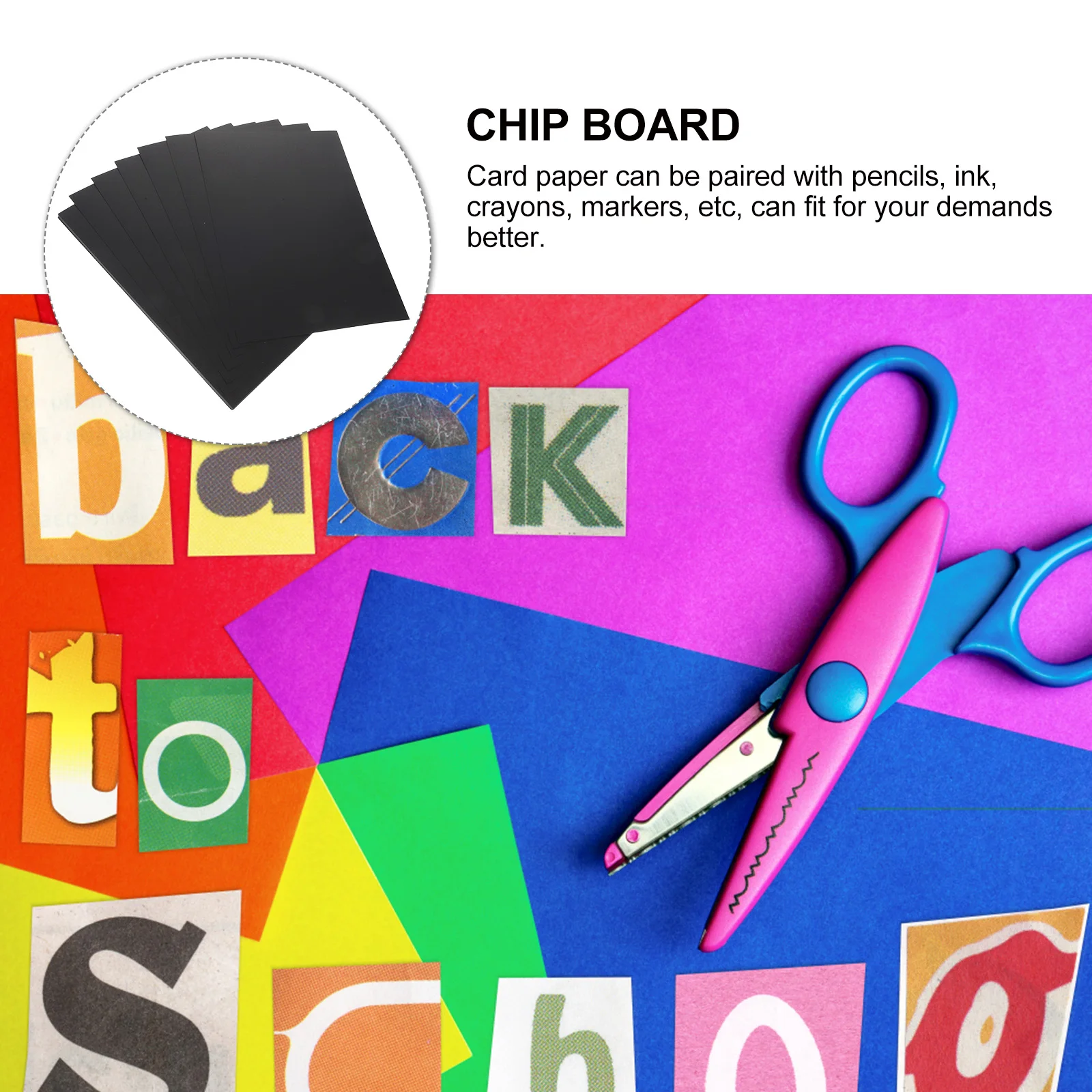 

100pcs Black Drawing Paper 180g Card Stock Thick Paper for Painting Drawing Art Craft School Supplies Bell Decor