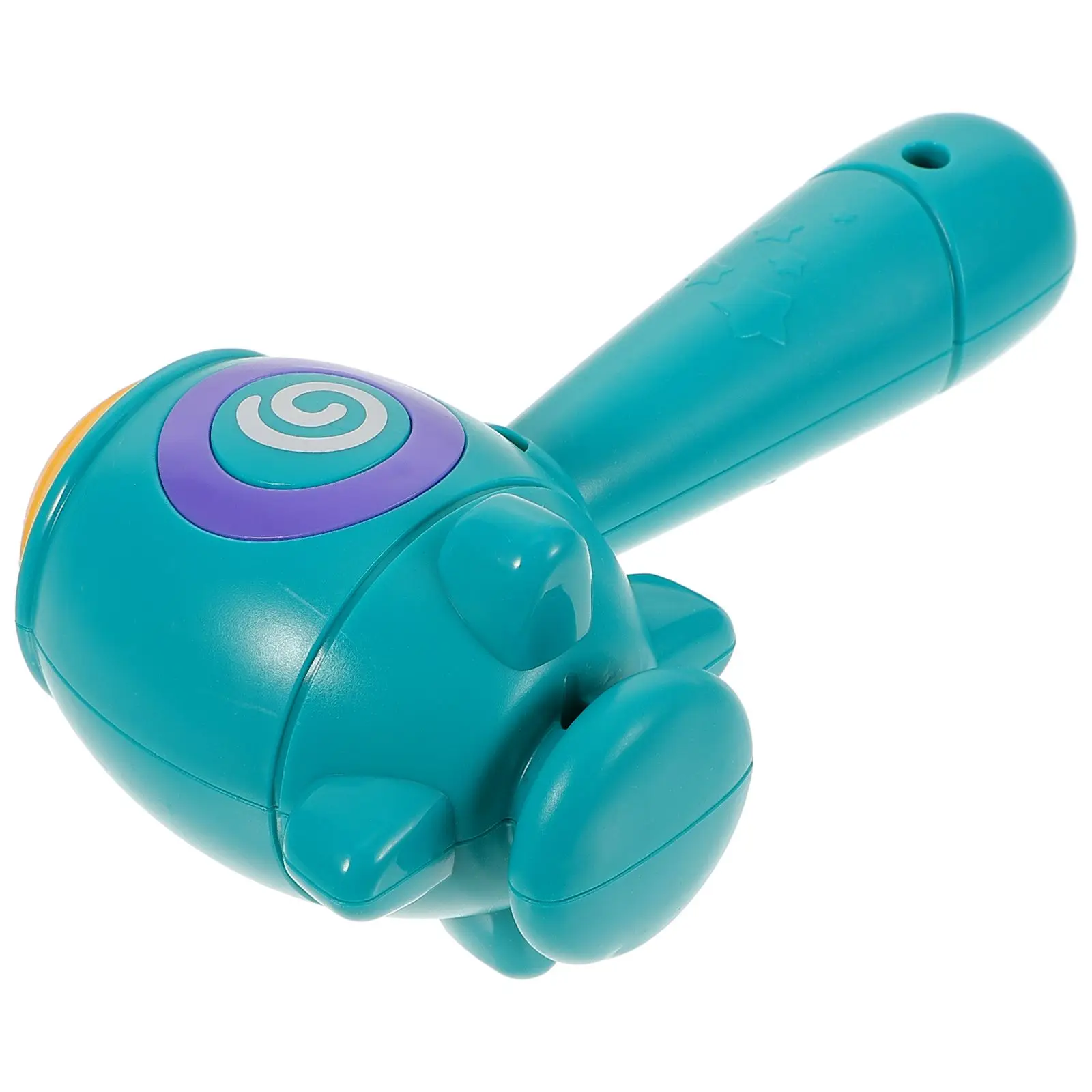 

Flash Hammer Giant Squeaky ABS Ergonomic Baby Grasp Fun Teaching Kids H Glowing Toys Preschool Plaything Brain