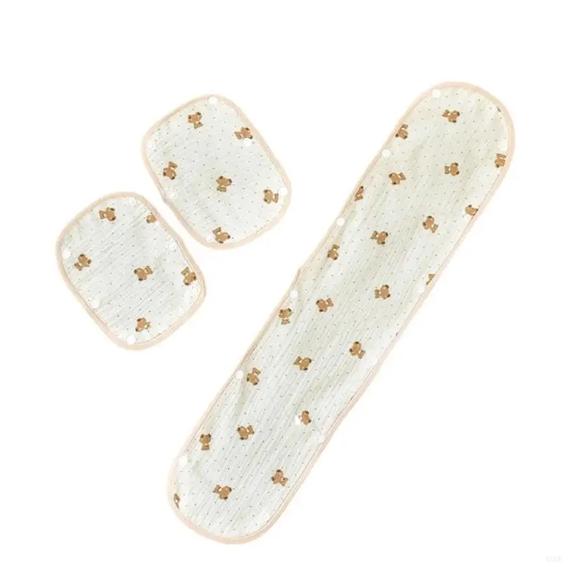 Bộ đệm xe đẩy bé Bộ tay cầm & dây đeo để tạo sự thoải mái và bảo vệ