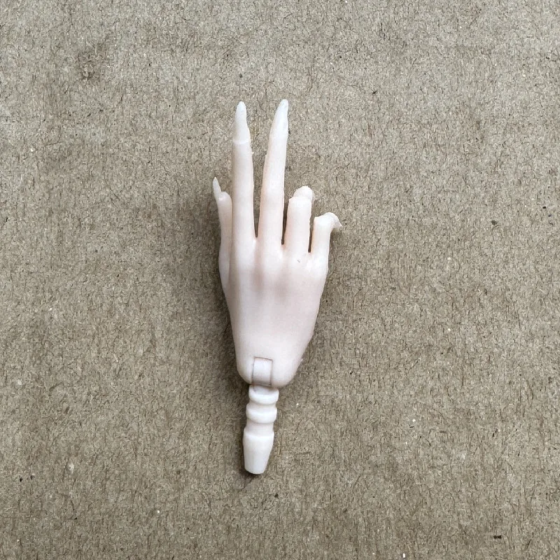 1pcs MENGF Body Replacement Hands With Long Nails Different Gestures Universal For 1/6 FR/IT Doll Super Model DIY Manicure