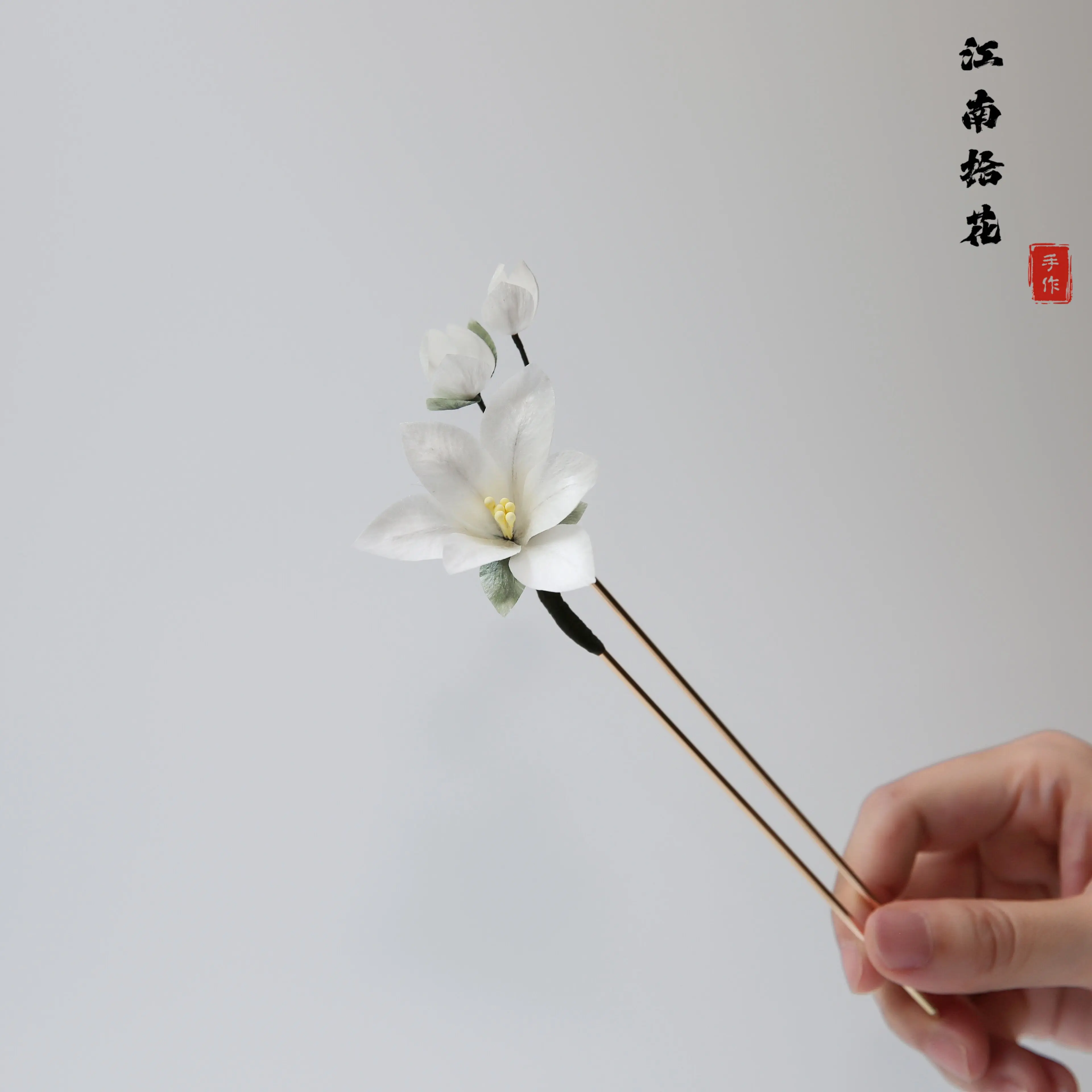 Epingle-a-cheveux-en-velours-de-magnolia-noble-fait-main-patrimoine-immateriel-nouvel-accessoire-de-cheveux-hanfu-vintage-chinois