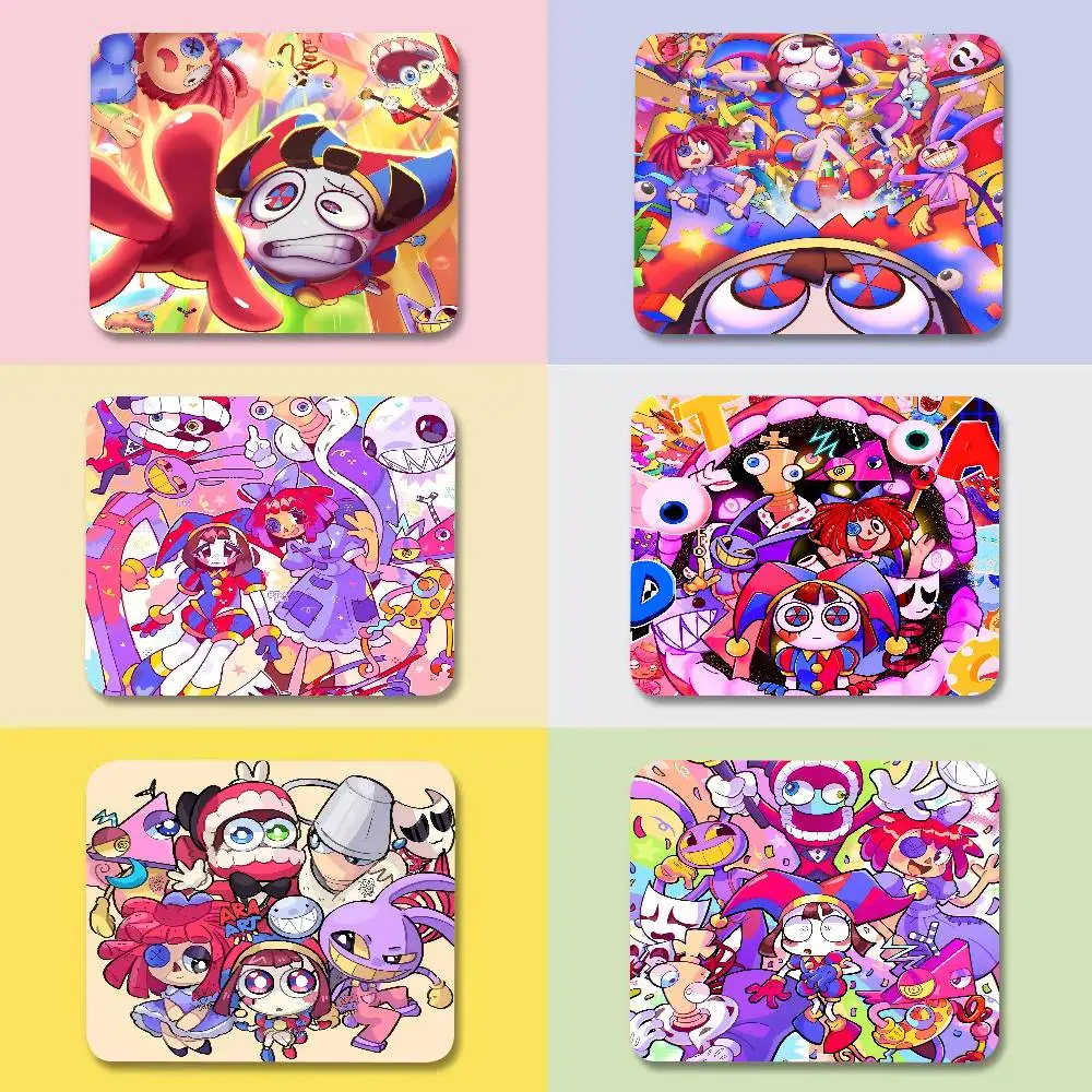 PC The Amazing Anime D-Digital Circus Mouse Pad Gaming Laptops Mousepad Gamer Carpet Keyboard Mat Protector Anime Mouse Pads
