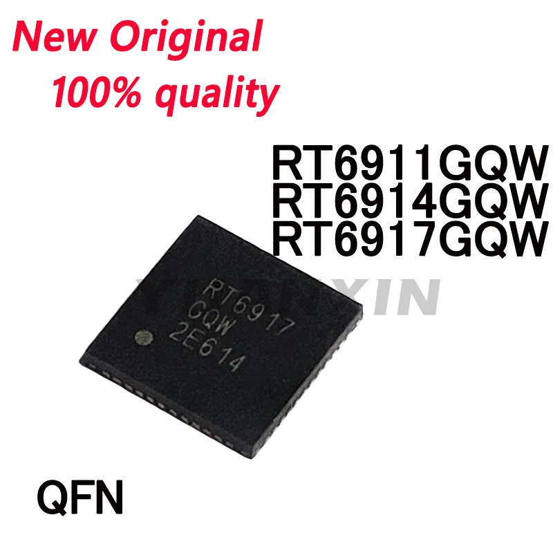 2/PCS New Original RT6911GQW  RT6914GQW QFN40 RT6917GQW QFN48 LCD chip In Stock