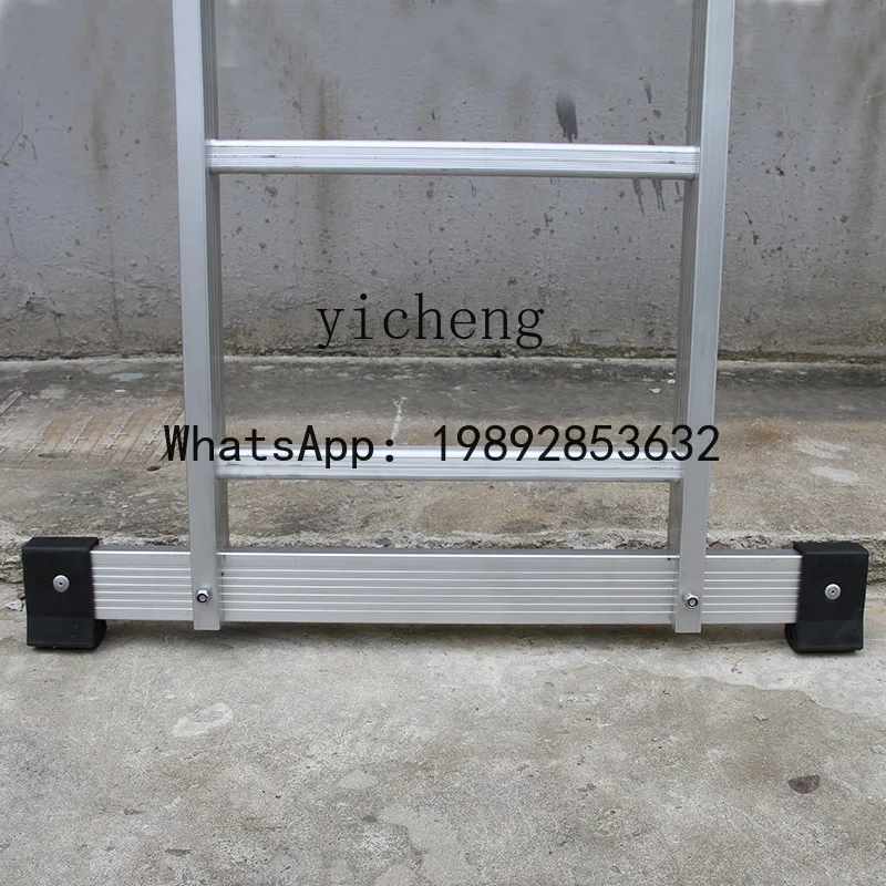 telescopic herringbone ladder aluminum alloy thickened folding multifunctional elevator engineering staircase