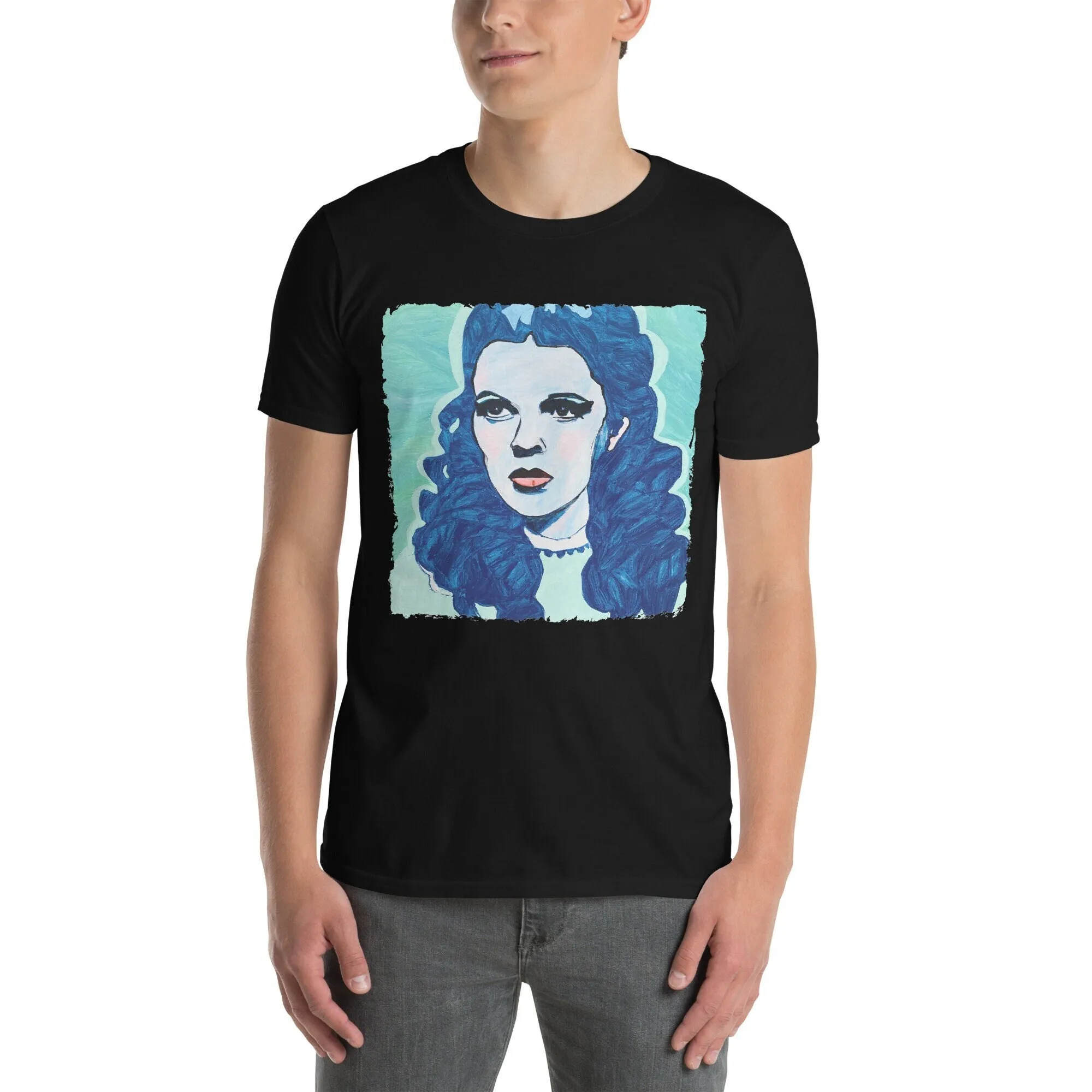 Judy Garland T Shirt Wizard Oz Dorothy Yellow Brick Road Liza Minnelli Carnegie Hall Star Born Over Rainbow Ruby Slippers