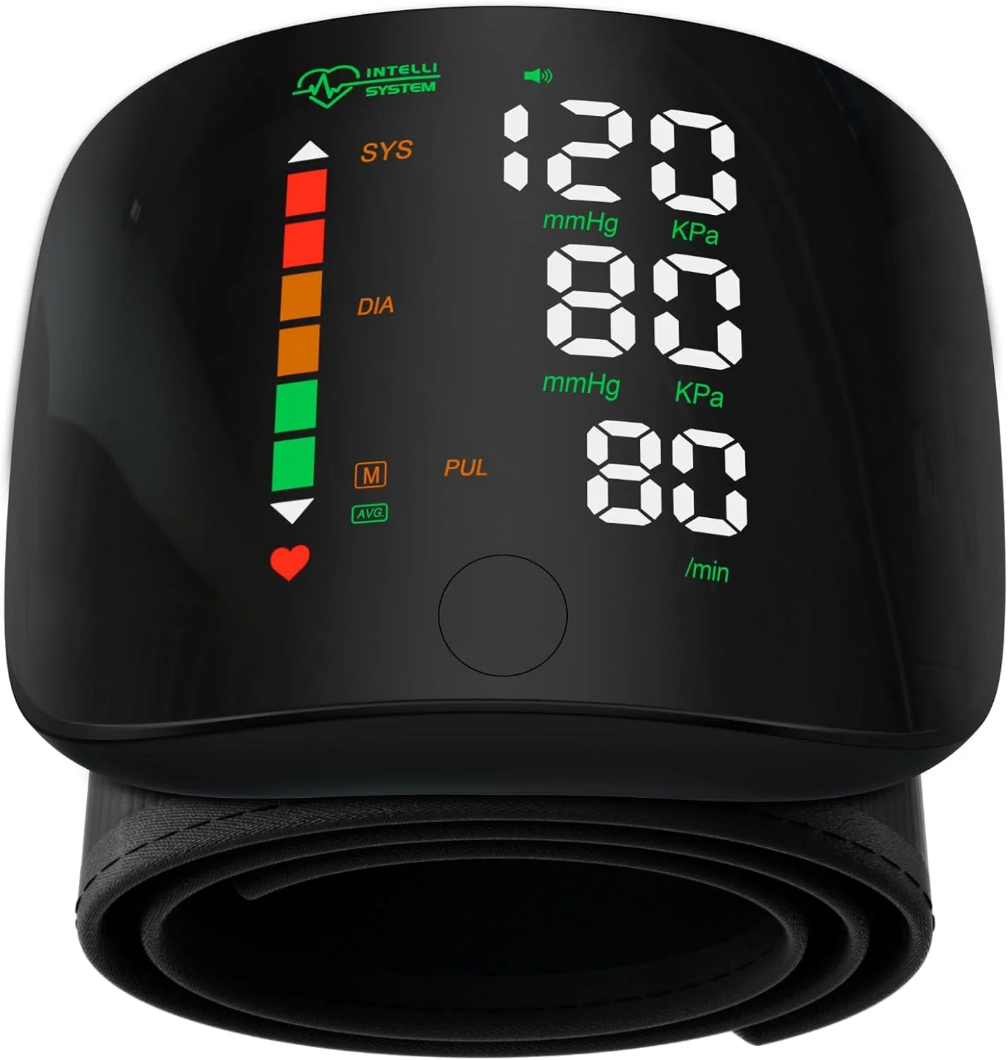 Tensiomètre de poignet portable à LED avec fonction vocale, tensiomètre numérique rechargeable, sphygmomanomètre, moniteur de tension artérielle