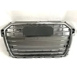 Car Front Bumper Grille Grill for Audi RS1 for A1/S1 Grill 2015 2016 2017 2018 （Refit for RS1 Style）Car Accessories tools