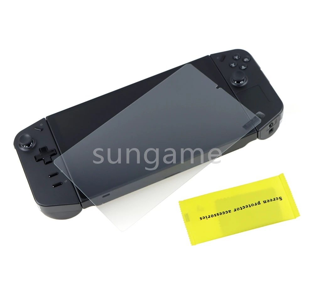 8sets For Lenovo Legion Go Protective Tempered Glass Screen Protector Film Replacement Parts