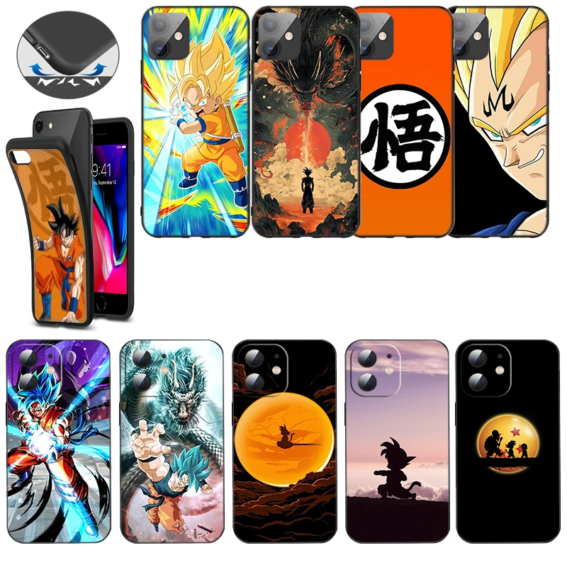 

CA7 Dragon G-GUGO B-Ball-Z Soft Silicone Case for Samsung Galaxy S21 S23 FE S24 Ultra Plus A15 A25 35 A54 A55 5G Caver
