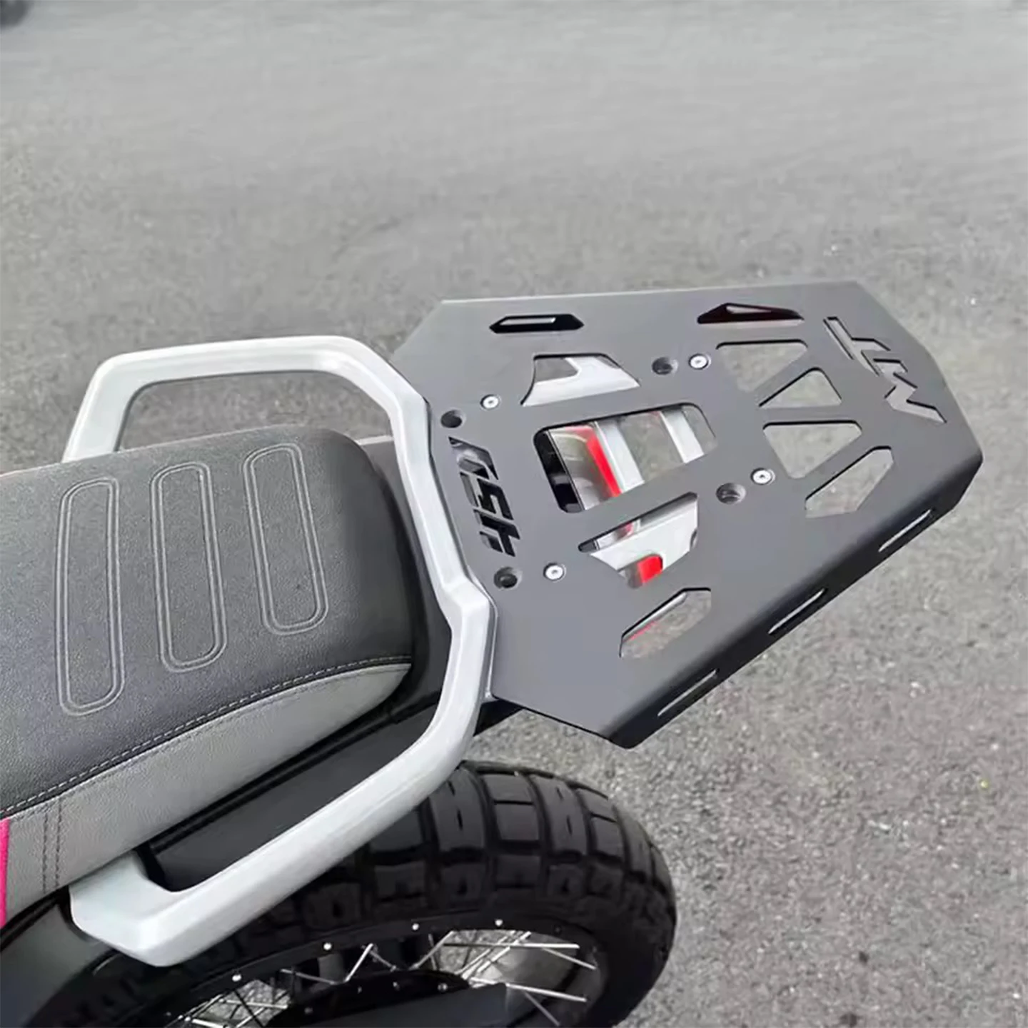 For CFMOTO 450MT Enlarge luggage rack Cfmoto 450MT Tailbox rack Tail package frame Enlarge the rear tailstock Tailbox chassis