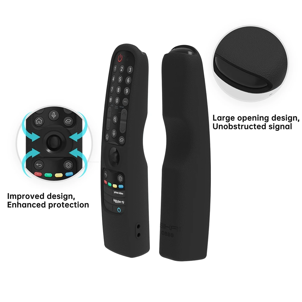 Silicone Protective Remote Control Covers for LG Smart TV AN-MR21 for LG OLED TV Remote MR21GA Remote Case