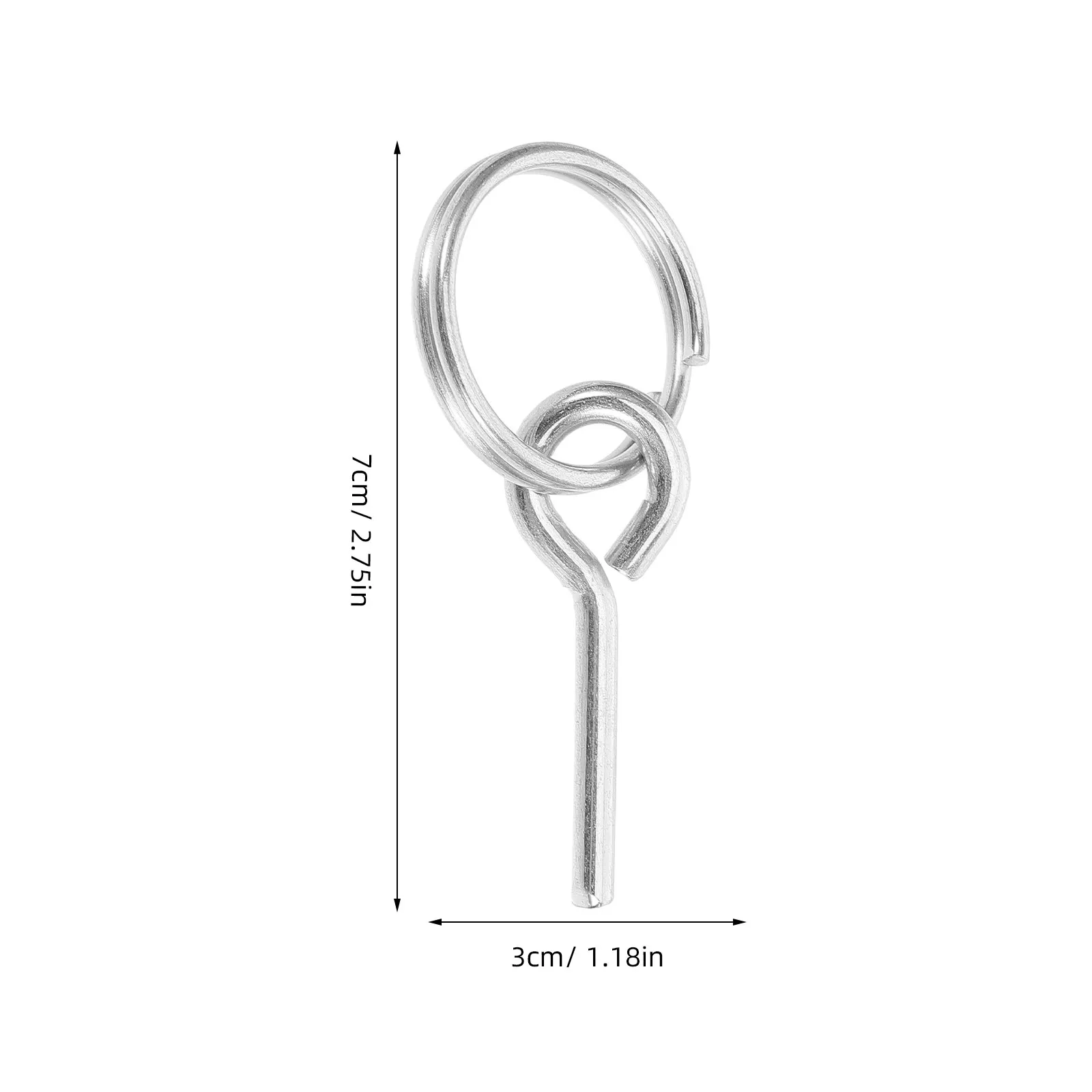 12Pcs Heavy Duty Tent Pole Joints Ring and Pin Set for Fast Assembly Windproof Tent Repair Compatible with Most Camping Tents