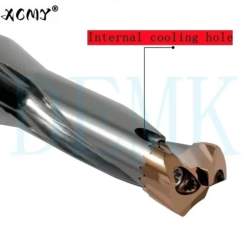 Crown High speed bit 10-25.8mm Carbide insert CNC Violent hole machining indexable Stainless steel processing saber-tooth drill