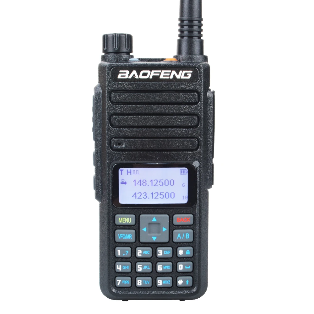 Walkie Talkie Digital DMR and Analog UHF VHF Dual Band Two way Radio Baofeng DR-1801UV