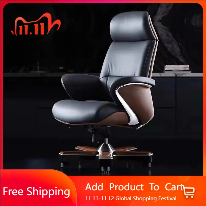 كرسي مكتب مريح للمؤتمرات، كرسي مكتب للتدليك المتنقل، كرسي مكتب تنفيذي لغرفة المعيشة، أثاث منزلي معدني إسكندنافي #1