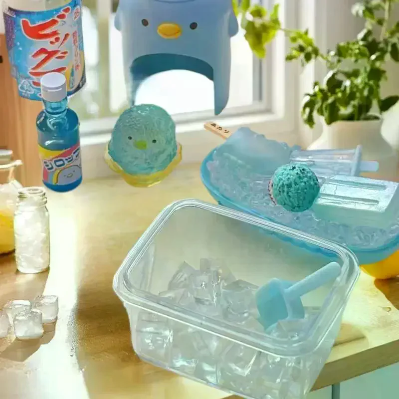 1 セット人形アクセサリー 1/6 ドールハウスミニチュア食品遊び装飾ミニ製氷ボックス氷収納ボックス氷シャベルモデル付き