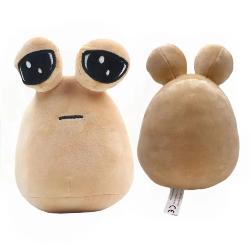 Juguetes de peluche de My Pet Alien Pou, muñeco de Anime, dibujos animados Kawaii, almohada de peluche suave, regalo de cumpleaños y Navidad para niños, 21CM, nuevo