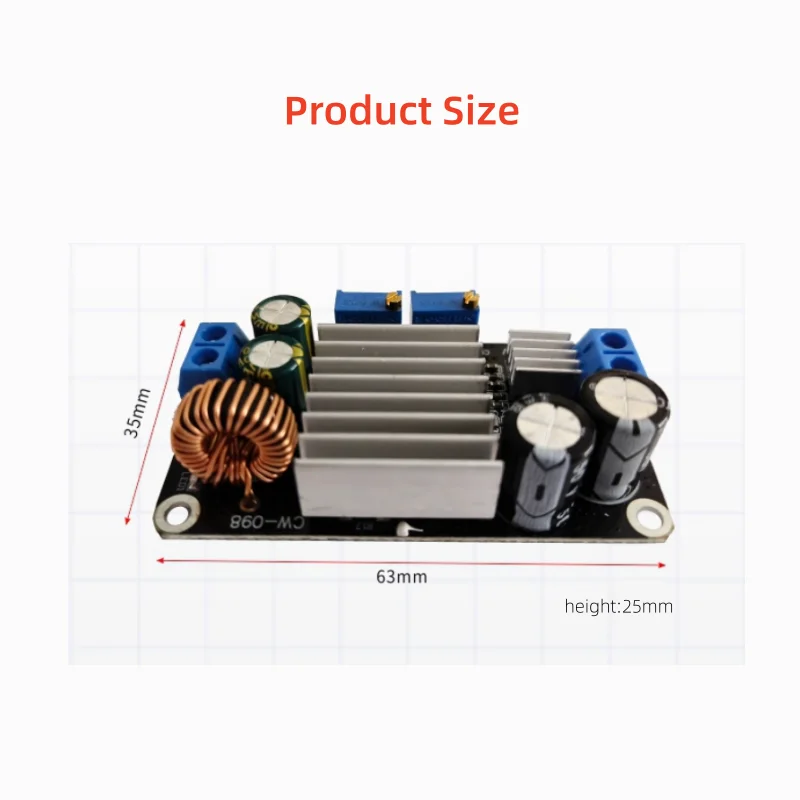 DC-DC DC adjustable voltage charging 200W 10A step-down module synchronous rectification constant current power module