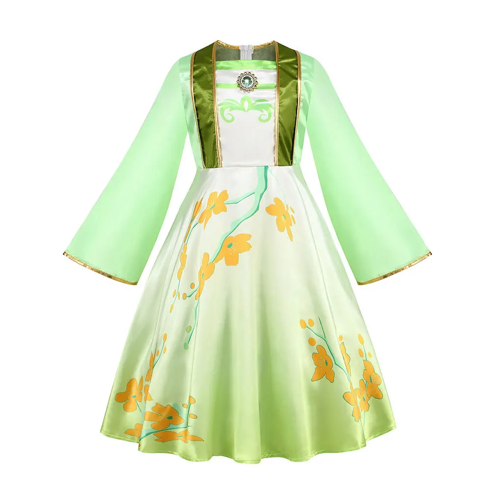 Girls Halloween Clothes Mulan Cosplay Dress Children Performance Costumes Girl Chinese Style Dress Disney Girl Priness Clothes