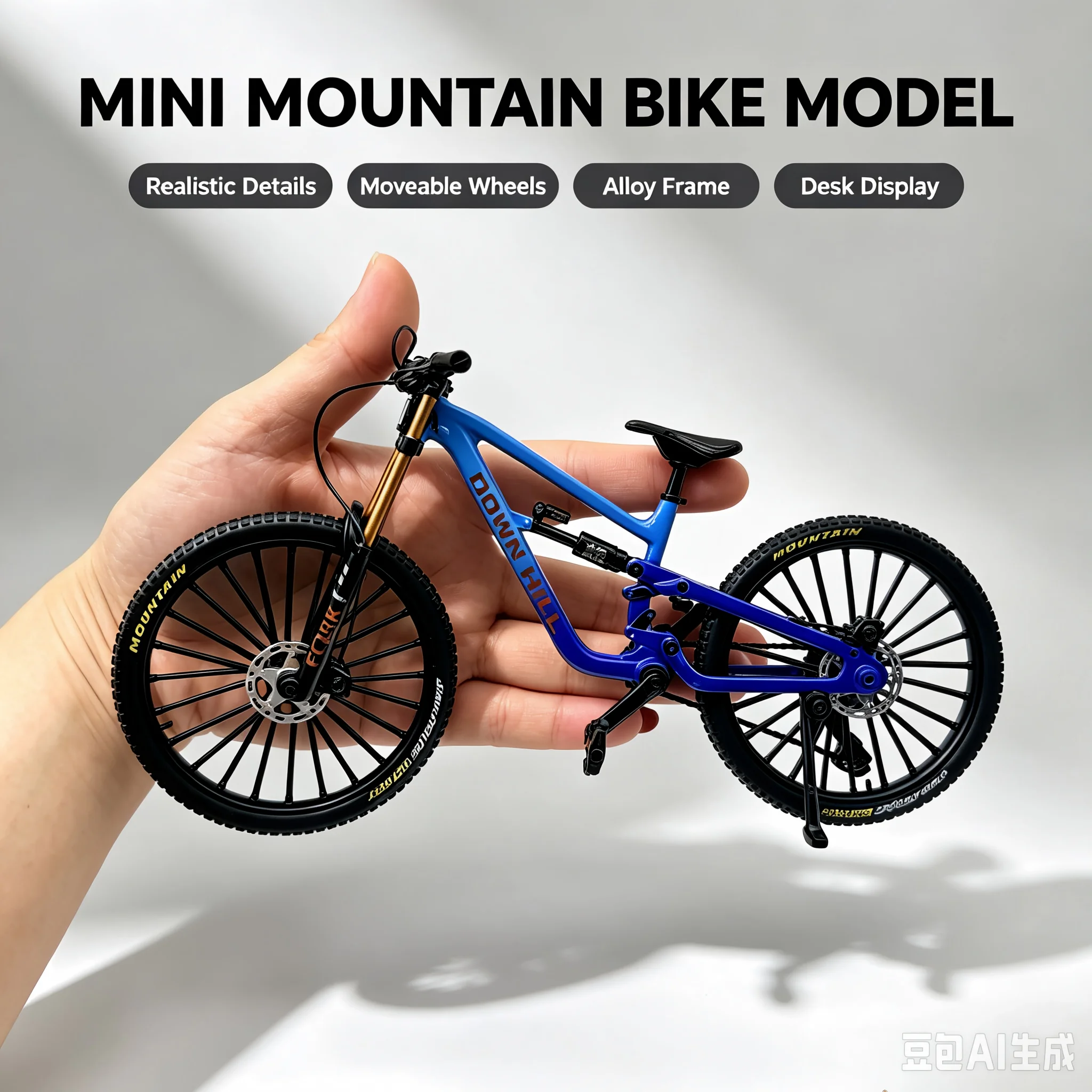 mini-modelo-de-bicicleta-de-montanha-para-downhill-com-rodas-moveis-e-quadro-de-liga-brinquedo-de-exibicao-para-fas-de-ciclismo