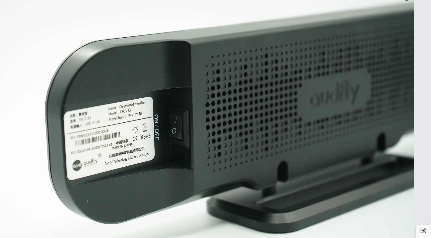 

2025 Audfly High-precision Audio Delivery Customizable Sound Zones Parametric Focus Directional Loudspeaker for Museums