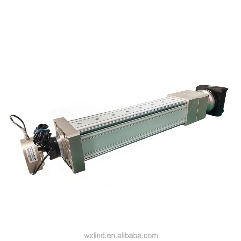 LIND LDE125 200mm Stroke Core Anti-rotation Rod Quick Response Precise Positioning Long Life  Bearing Servo Electric Cylinder