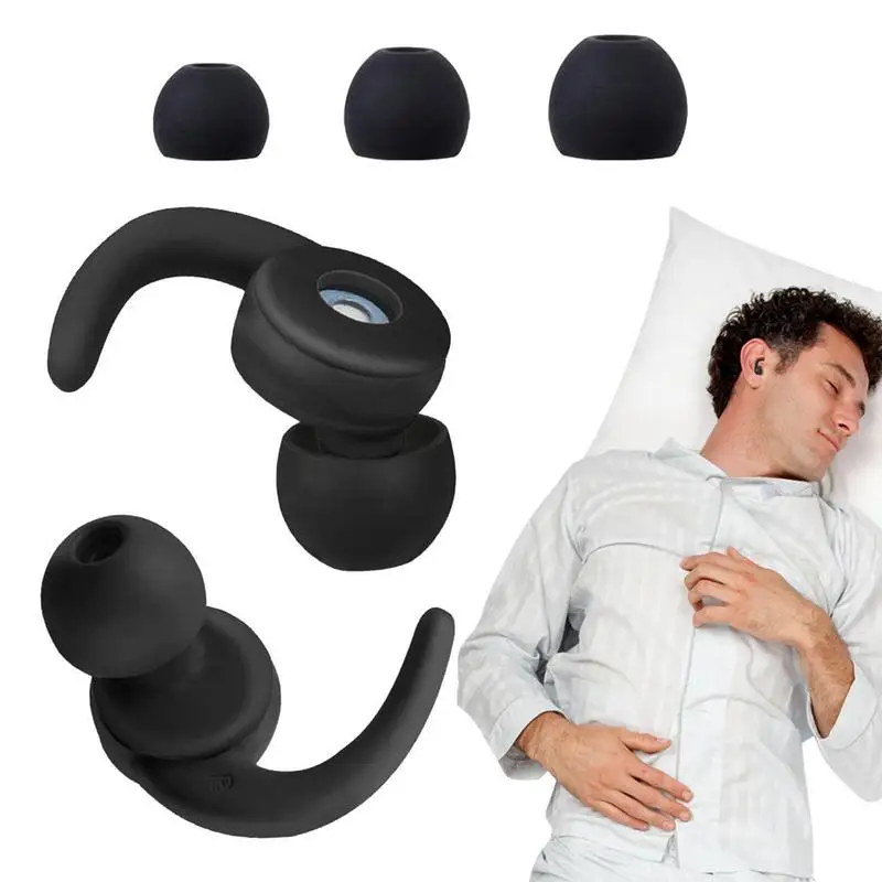 Noise Canceling Ear Plugs Waterproof Sound Blocking Sleeping Ear Plugs Quiet Sound Blocking In Flexible Silicone For Sleep