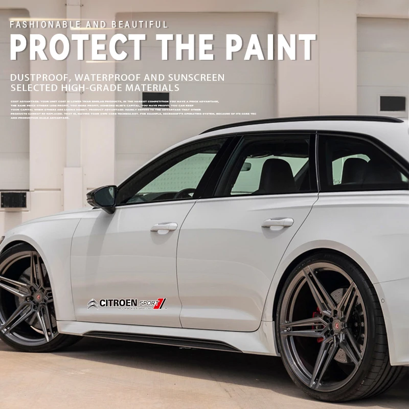 Sport Decalcomanie Porta Auto Decorazione Adesivi Accessori Per Citroen C1 DS3 C2 C3 Vts C4 Saxo C4L C5 C6 C8 Xsara C3-XR Picasso