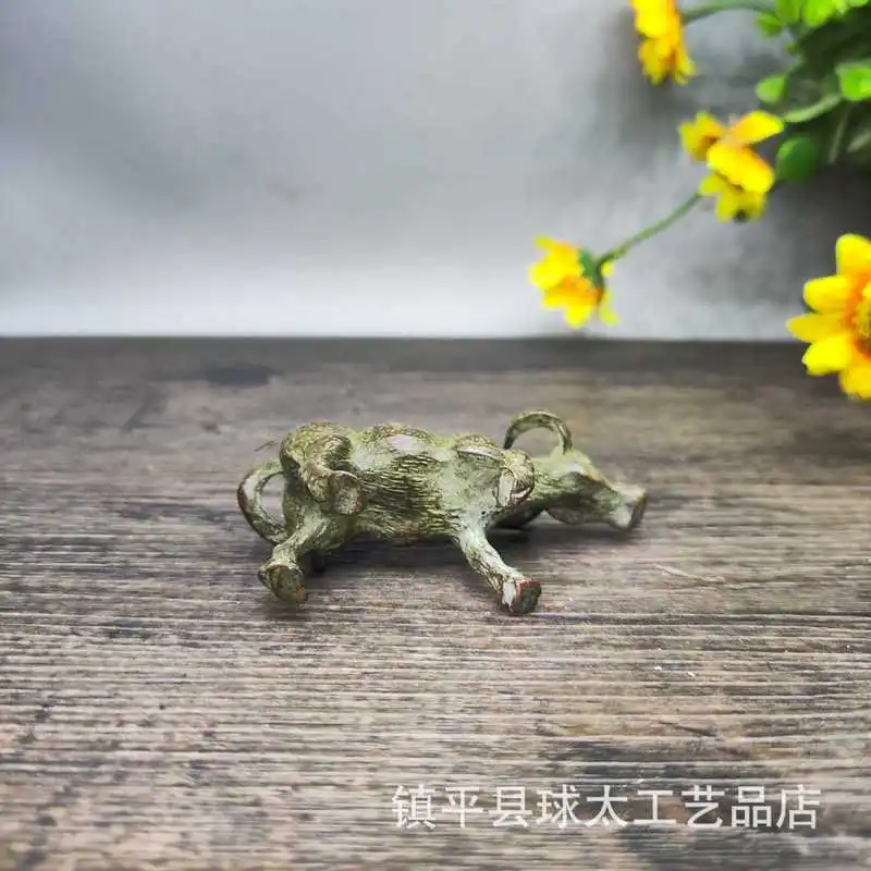 Alloy Buffalo Home Desktop Decorative Ornament