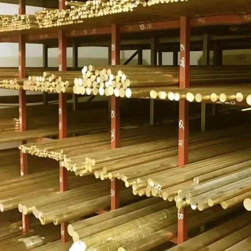 Rundstab aus massivem Messing