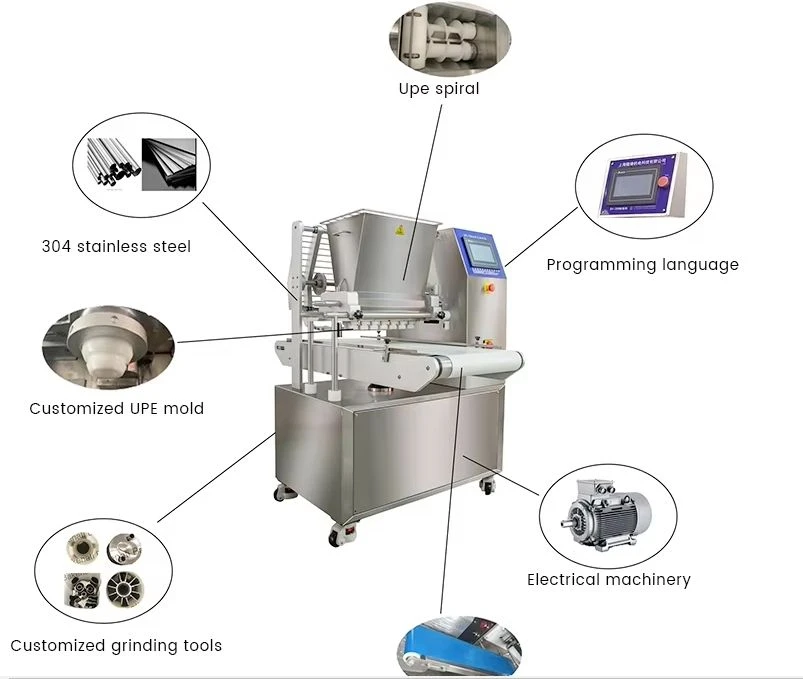 Commercial Automatic Macaroon Cookies Baking Machine / Biscuits Making