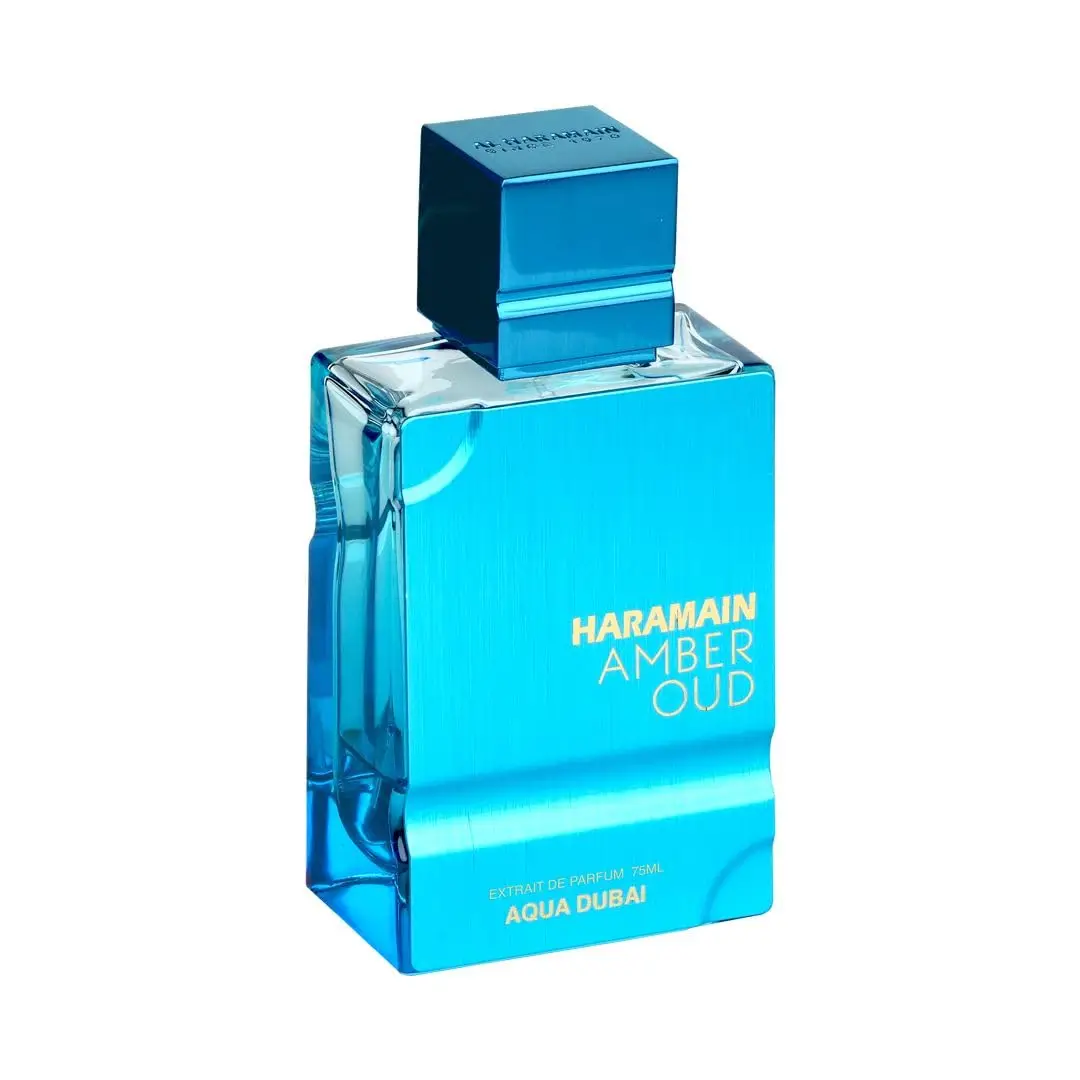 Al Haramain Amber Oud Aqua Dubai - Wewangian Unisex yang Segar & Mewah, Terinspirasi oleh Esensi Dubai, Tahan Lama