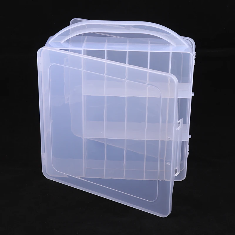 Présentoir de vernis à ongles à 30 grilles, boîte de rangement transparente Double face pour Gel UV, étagère à installation rapide, support cosmétique pour manucure