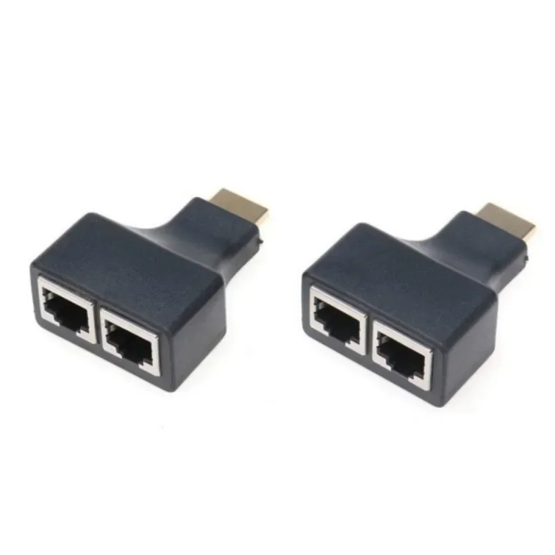 

HDMI-compatible Over RJ45 CAT5e CAT6 UTP LAN Ethernet Balun Extender Repeater - 1080p3D HD Dropshipping