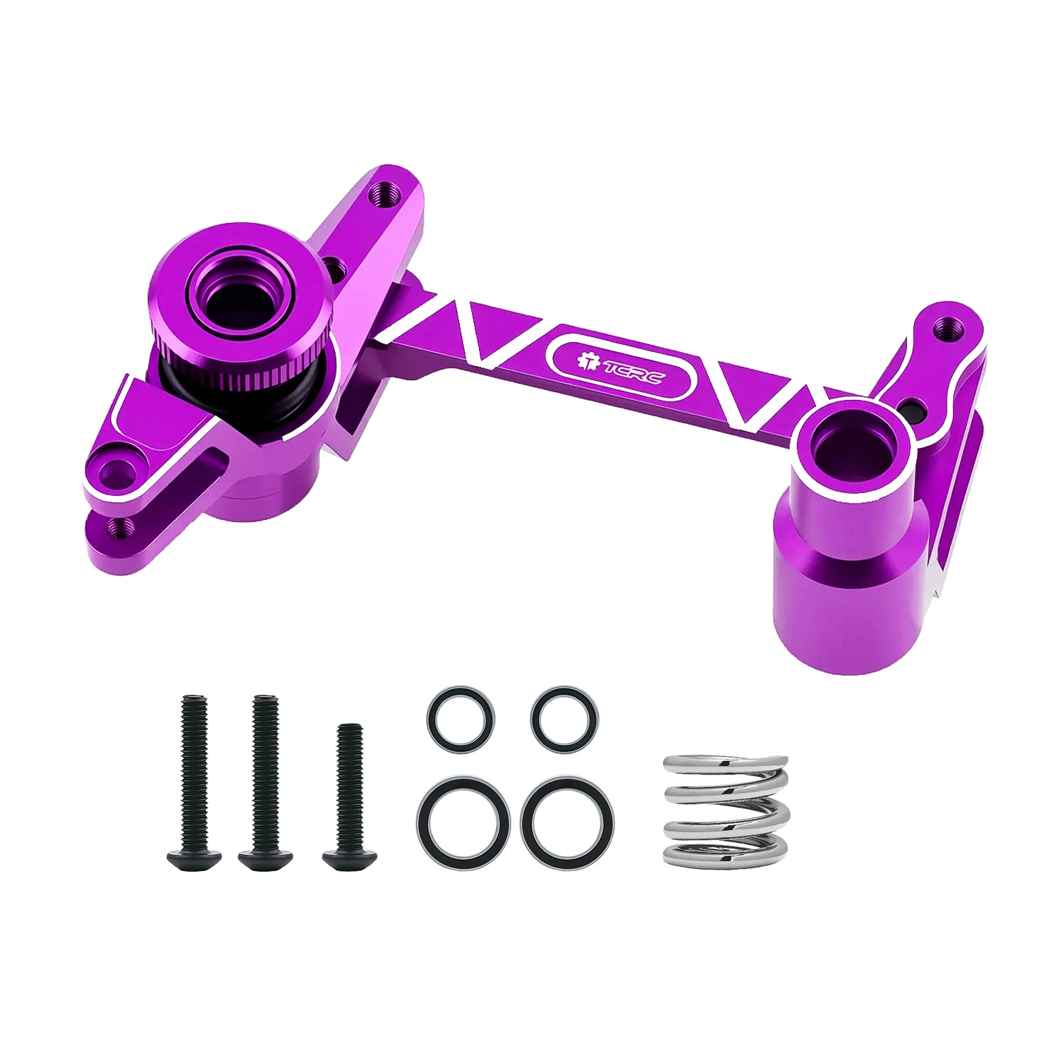 

TCRC Aluminum Servo Saver Steering Bellcrank Assembly Set for 1/8 Traxxas Maxx Slash Upgrades
