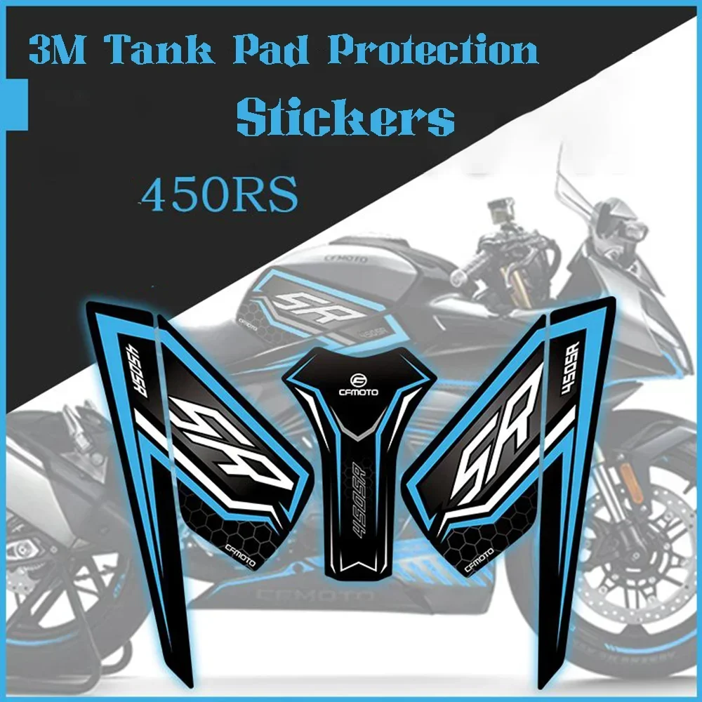 For CFMOTO 450SR CF MOTO 450 SR CFMOTO450SR Motorcycle Accessories Tank Pad Tankpad Fuel Fueltank Gasoline Protector 3M Sticker