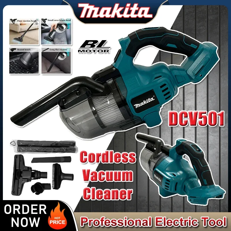 

Беспроводной ручной пылесос Makita DCV501, портативный, бесщеточный, для автомобиля и дома, электроинструмент FitCar