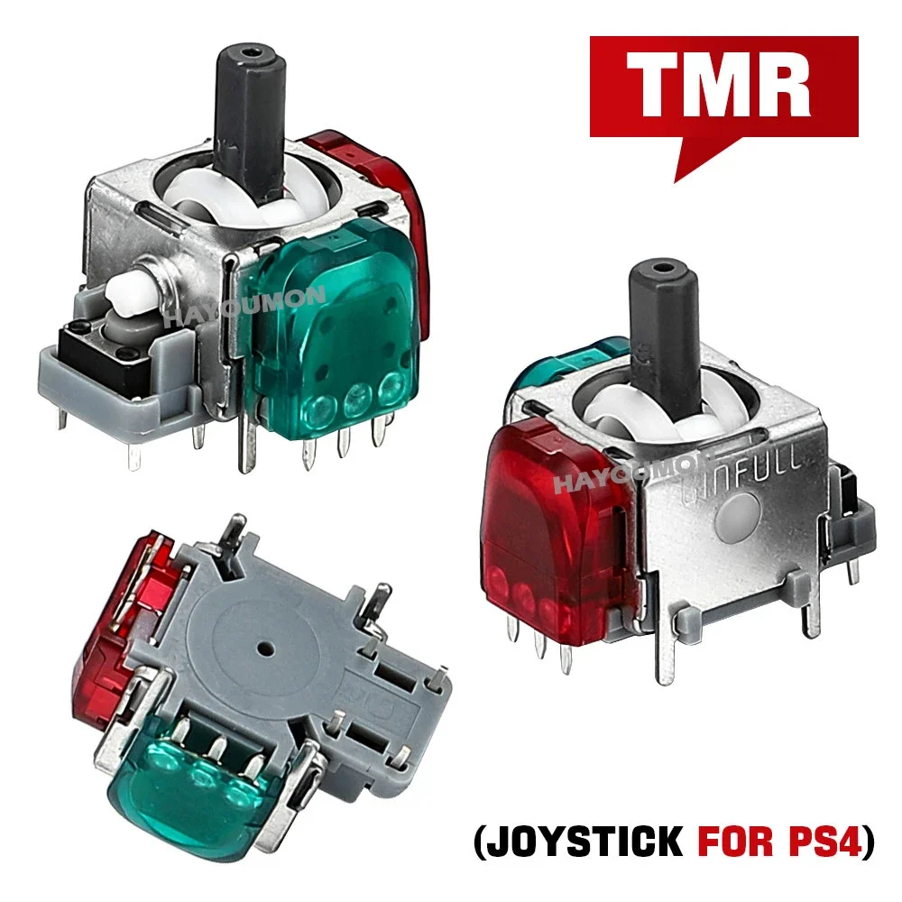 2/4/8/10PCS 3rd Generation TMR Electromagnetic Joystick RS13 Angle 3D Analog Stick Rocker For PS4/PS5/PS5 EDGE Controller Gamepa
