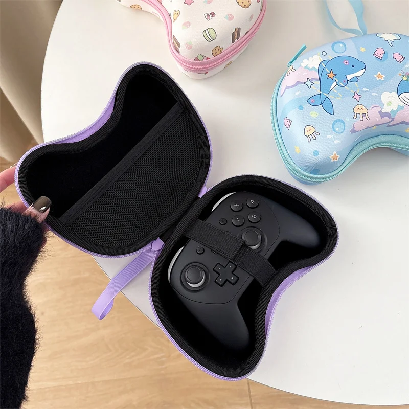 

Cartoon Protective chell For Nintendo Switch pro Wristband style handle leather Game storage bag Pouches Travel Case Accessories